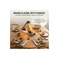 Appareil à raclette brezière Compact Pro 1/6 meule