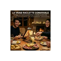Appareil à raclette brezière Compact Pro 1/6 meule