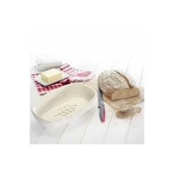 Banneton ovale entoilé 34 cm