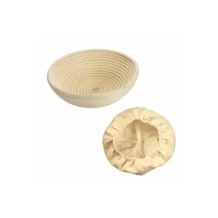 Banneton rond entoilé Ø 24,5 cm