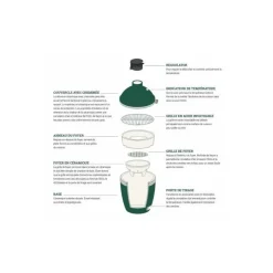 Barbecue Kamado Big Green Egg Minimax
