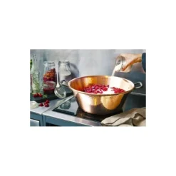 Bassine à confiture cuivre martelé induction ø 40 cm