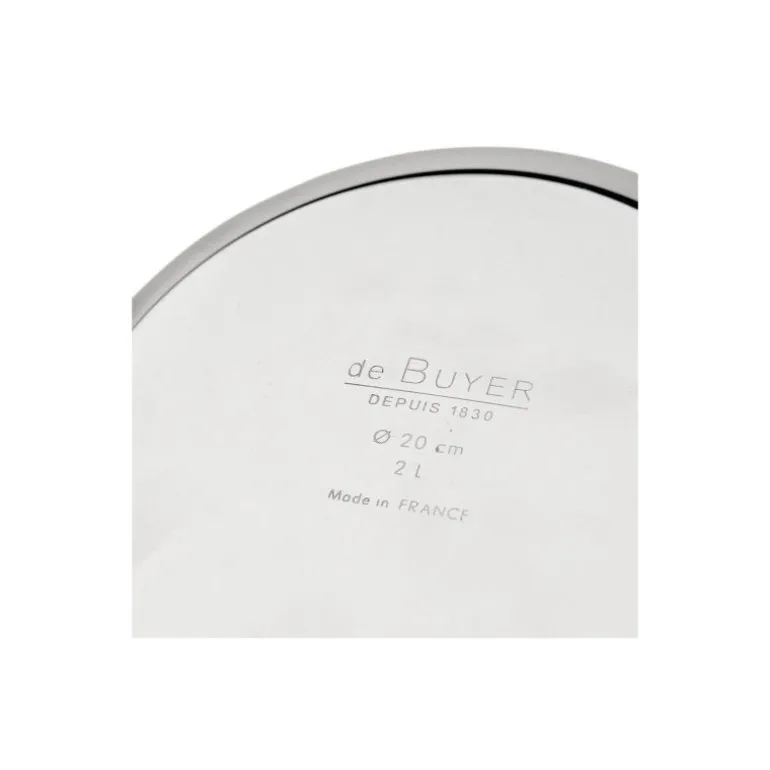 Bassine pâtissière inox fond plat ø 20 cm