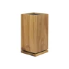 Bloc couteaux carré rotatif bois d'acacia