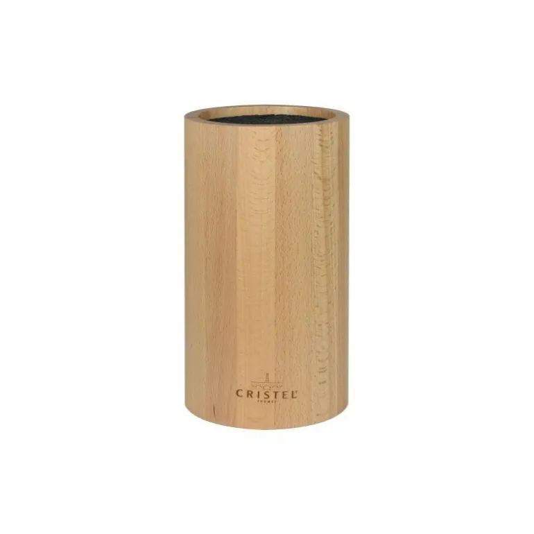 Bloc couteaux rond bois de hêtre