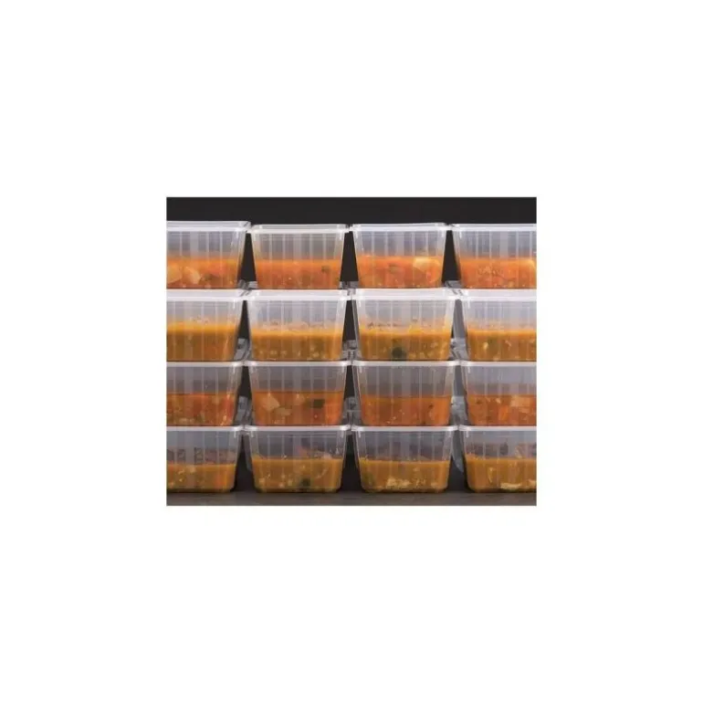 Boite Carty transparente avec couvercle pp 135 cl - par 25
