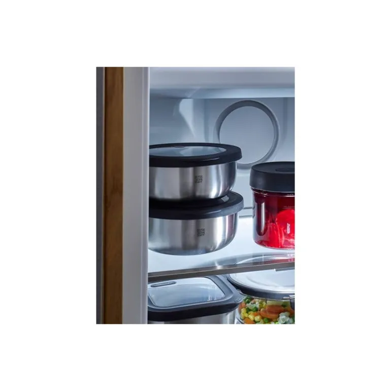 Boite micro-ondable ronde inox 2 L