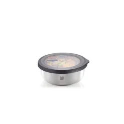 Boite micro-ondable ronde inox 1 L