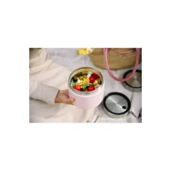 Boite repas isotherme rose pastel 85 cl