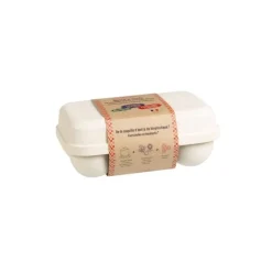 Boite 6 œufs bioplastique