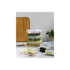 Boîte de conservation rectangulaire verre 85 cl - par 5