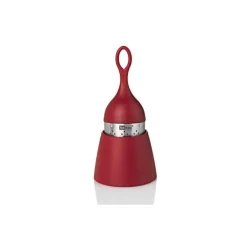 Boule à thé Floatea avec support égouttoir rouge