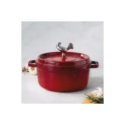 Bouton pour cocotte Staub Coq