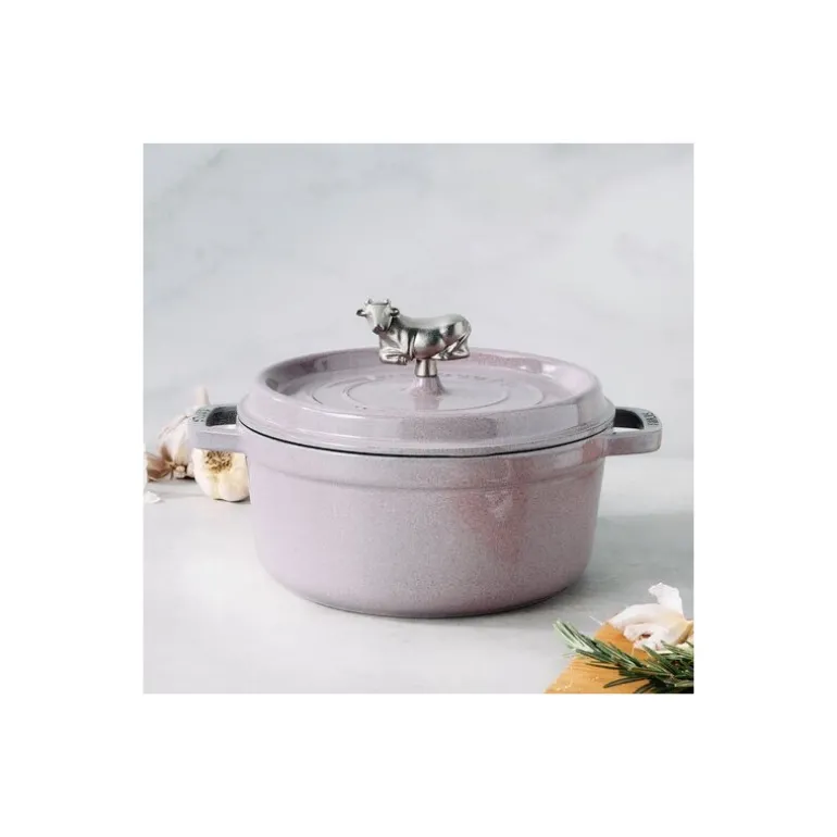 Bouton pour cocotte Staub Vache