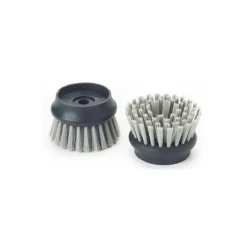 Brosse à vaisselle avec réservoir et porte brosse gris