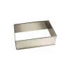 Cadre à pâtisserie rectangulaire réglable inox