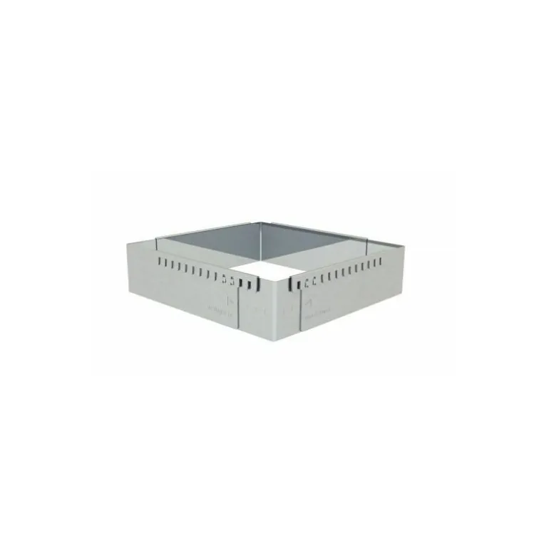 Cadre rectangulaire extensible inox de 16 à 30 cm