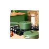 Casserole inox La Merveilleuse vert fougère Ø 20 cm