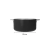 Casserole inox La Merveilleuse noir graphite Ø 20 cm