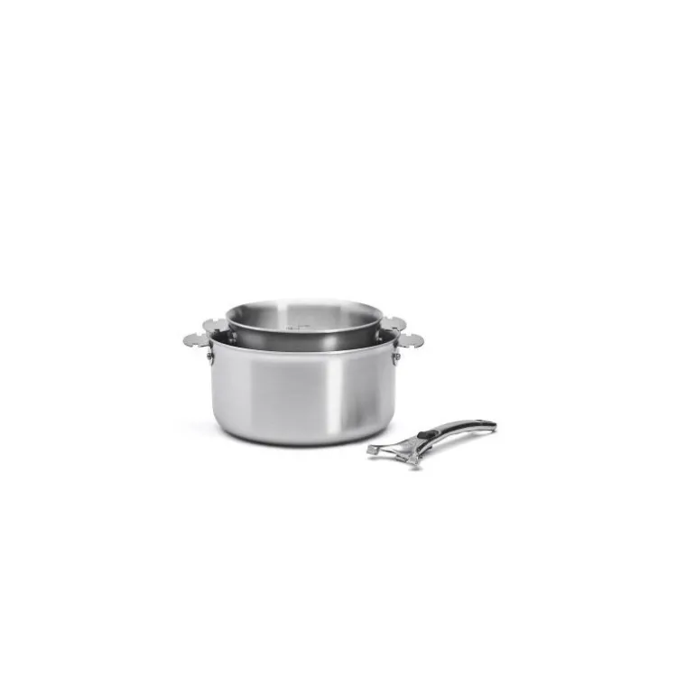 Casseroles Alchimy LOQY inox + poignée amovible ø 16-20 cm - 3 pièces