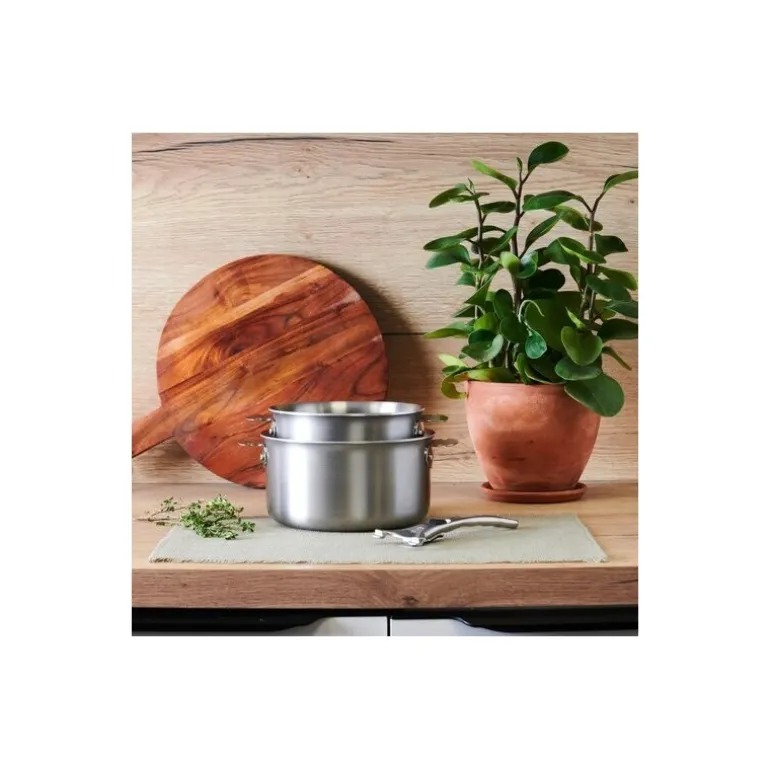Casseroles Alchimy LOQY inox + poignée amovible ø 16-20 cm - 3 pièces