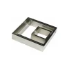 Cercle carré 6 x 6 x 3 cm