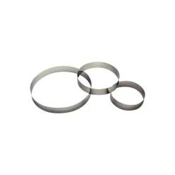 Cercle à entremet ø 10 x 3,5 cm