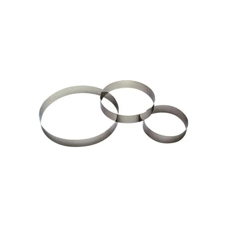 Cercle à entremet ø 8 x 3,5 cm