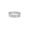 Cercle à tarte perforé bord droit inox Ø 20 cm