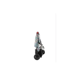 Chariot de courses pliable 4 roues - 2 directionnelles Birds