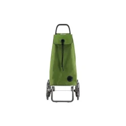 Chariot de courses 6 roues pliable kaki