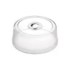 Cloche polycarbonate avec bouton chrome ø 30cm