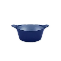 Cocotte en fonte d'aluminium bleu myrtille Ø 33 cm