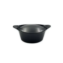 Cocotte en fonte d'aluminium noir graphite Ø 33 cm