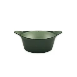 Cocotte en fonte d'aluminium vert fougère Ø 33 cm