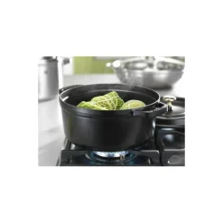 Cocotte en fonte ovale noire 29 cm