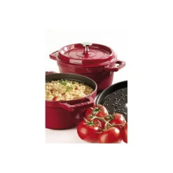 Cocotte en fonte ronde cerise ø 30 cm