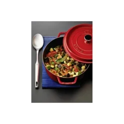 Cocotte en fonte ronde cerise ø 30 cm