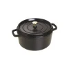 Cocotte en fonte ronde noire ø 26 cm