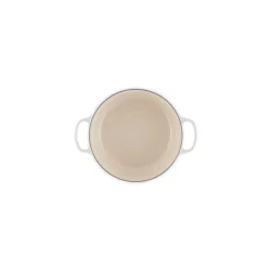Cocotte en fonte ronde Signature meringue 28 cm