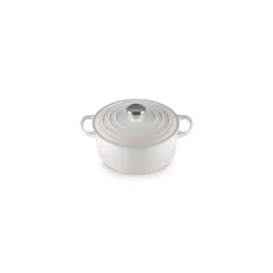 Cocotte en fonte ronde Signature meringue 24 cm