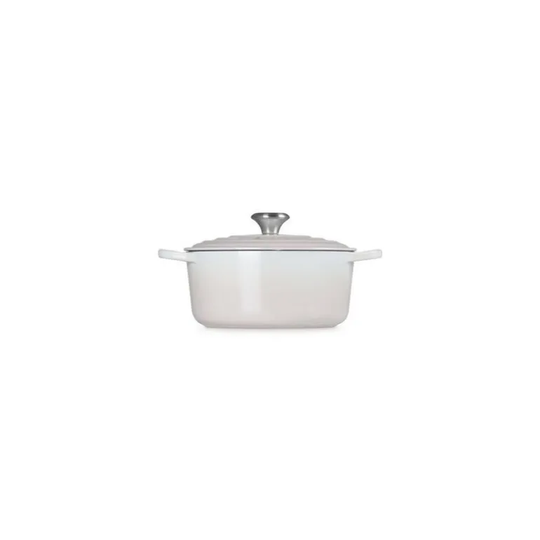 Cocotte en fonte ronde Signature meringue 24 cm