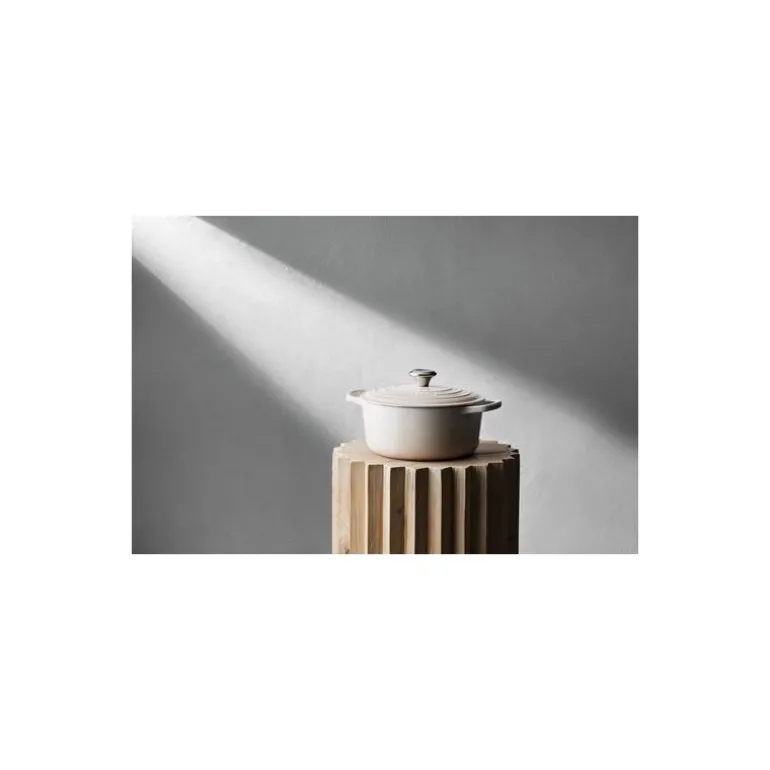 Cocotte en fonte ronde Signature meringue 24 cm