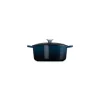 Cocotte en fonte ronde Signature bleu nuit 28 cm