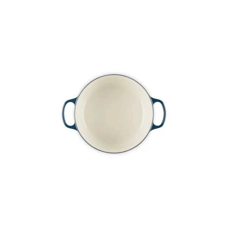 Cocotte en fonte ronde Signature bleu nuit 28 cm