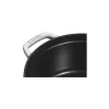 Cocotte en fonte ronde truffe blanche Ø 20 cm