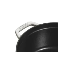 Cocotte en fonte ronde truffe blanche Ø 26 cm