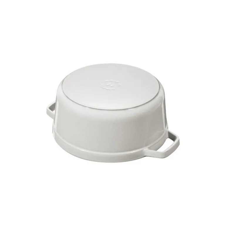 Cocotte en fonte ronde truffe blanche Ø 24 cm