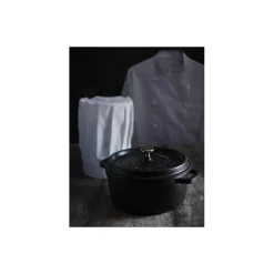 Cocotte fonte ø 20 cm noire