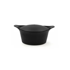 Cocotte fonte d'aluminium noir graphite Ø 28 cm